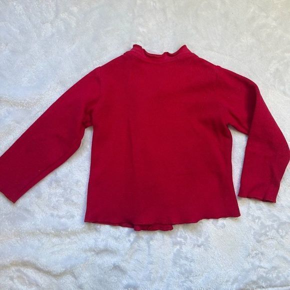 Vintage Mini Minis Long Sleeve Floral Embroidered Wrap Sweater Cardigan Size 3 - Picture 2 of 9